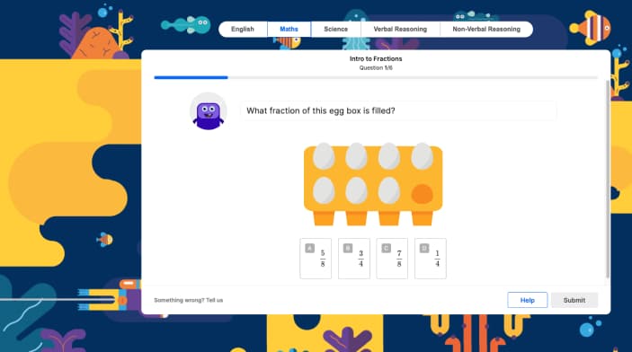 Nucleus maths fractions demo