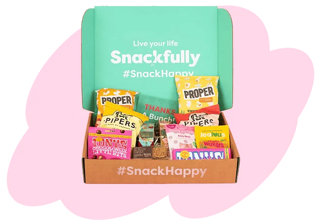 A snackfully giftbox, available to win in the Atom GCSE giveaway 2025